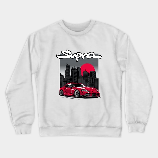 Supra MK5 Red Crewneck Sweatshirt by cturs